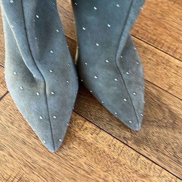 Schutz Maryana Studded Pointed Toe Boot Size 7.5 - Picture 6 of 12